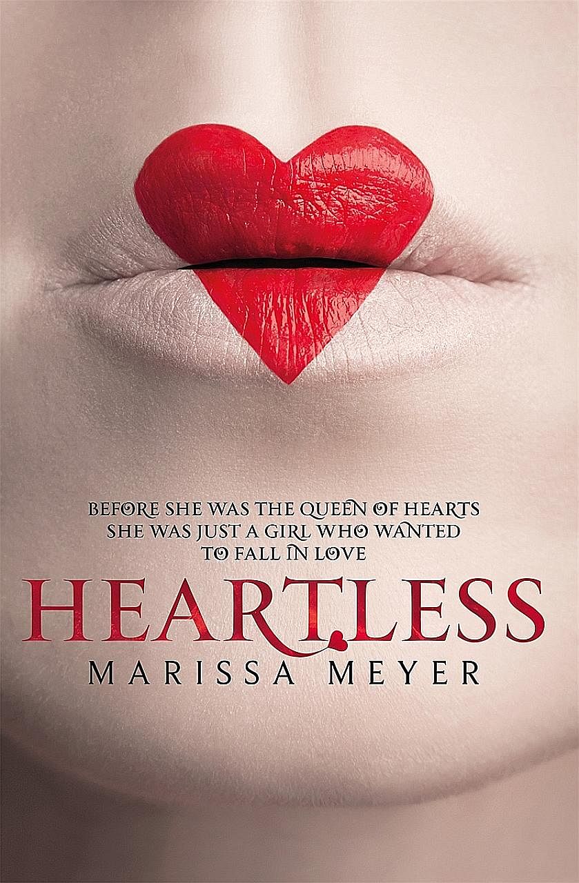 Marissa Meyer wants readers to sympathise with the Queen of Hearts in her new novel, Heartless (above), which tells the backstory of the Alice In Wonderland monarch.