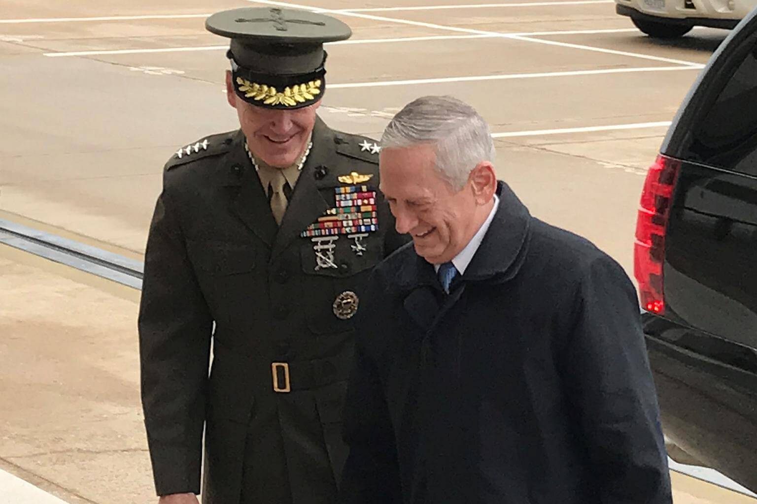 US Defence Secretary James Mattis stresses commitment to Nato to German ...