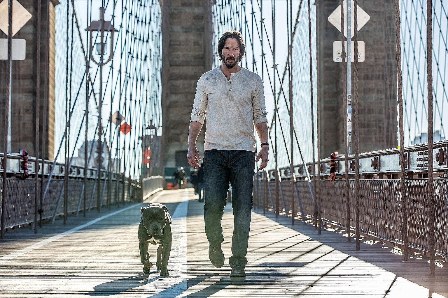 Keanu Reeves (above) returns in John Wick: Chapter 2.