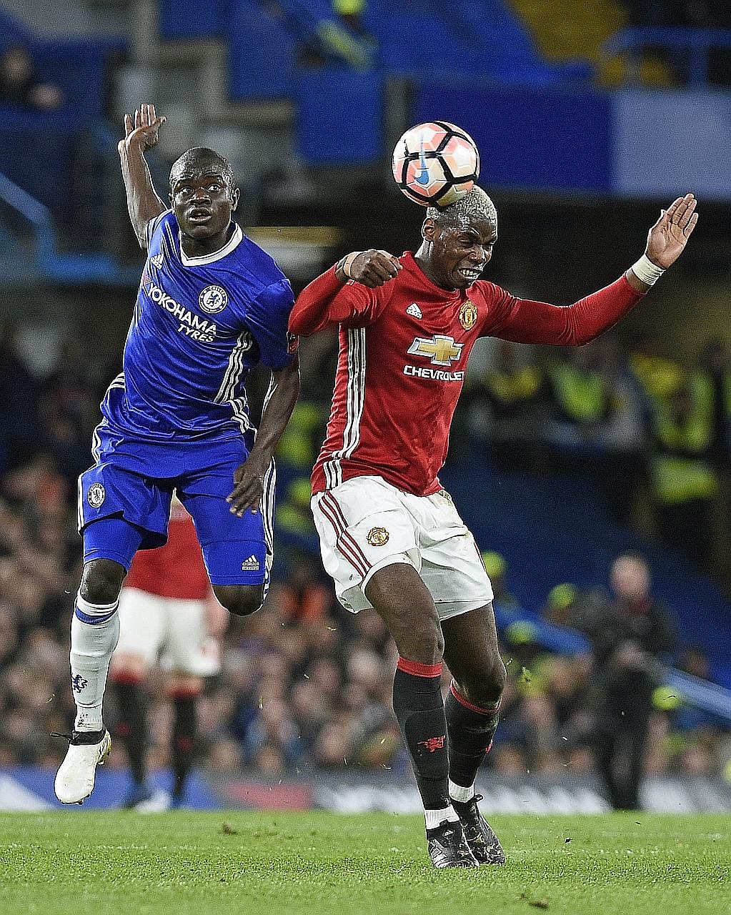 Chelsea's midfield dynamo N'Golo Kante outshining his Manchester United counterpart Paul Pogba, scoring the only goal in their 1-0 FA Cup quarter-final win. Kante has been the heartbeat of the Blues as they run away with the Premier League.