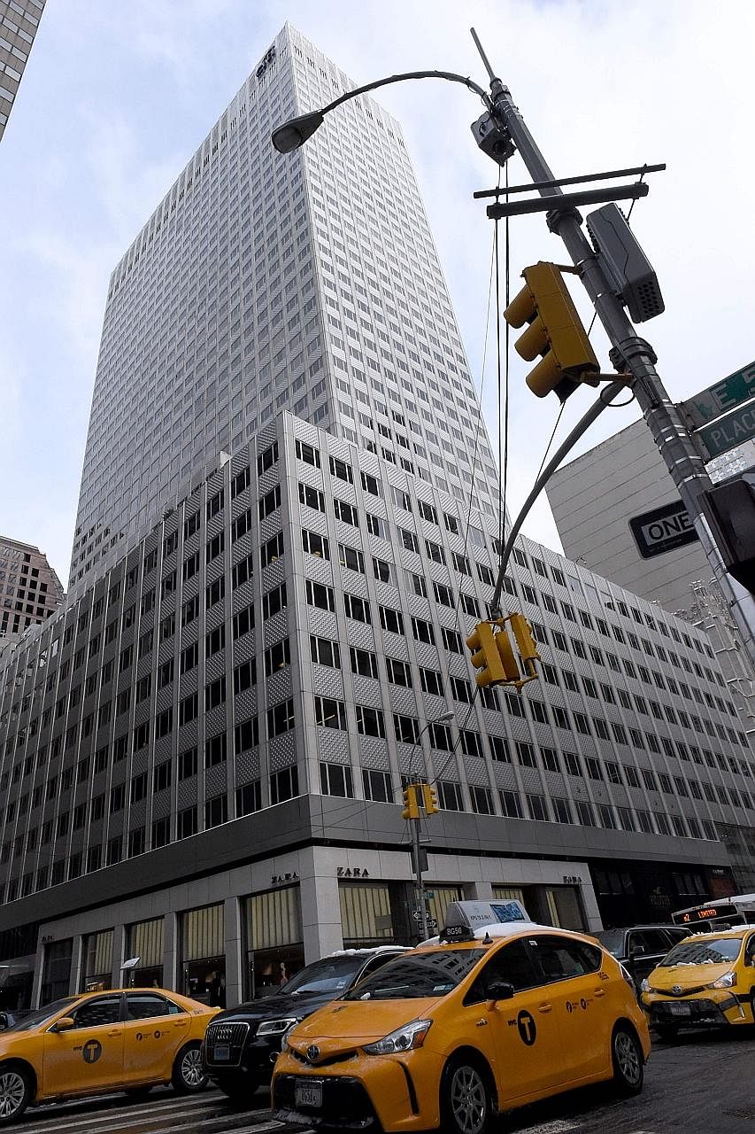 The Manhattan tower is owned by the family of Mr Kushner, Mr Trump's son-in-law. The possible US$4 billion (S$5.6 billion) deal for the Manhattan office tower would have paired a firm led by a man who married the granddaughter of China's late paramou