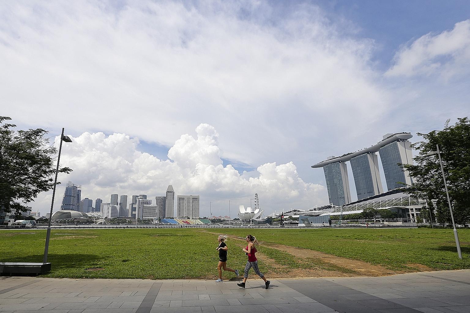 Panasonic will be giving away its latest OLED TV worth $10,999 in a lucky draw for ST Run participants. This year's ST Run, which ends at the Padang, will take participants past iconic sights in the heart of the city, such as Marina Bay Sands, Esplan