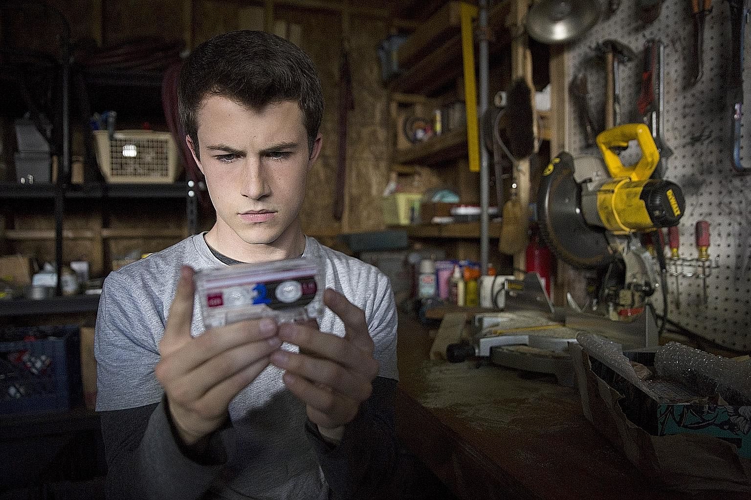 (Above) Dylan Minnette plays Clay Jensen in 13 Reasons Why.