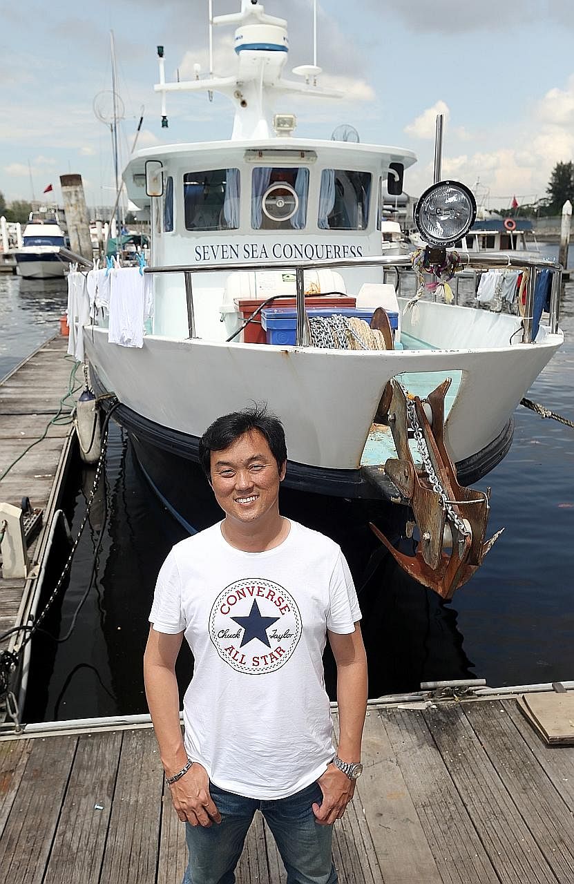 Mr Ricky Tan Poh Hui was reunited with his family in their Tampines flat on Friday morning, after he was detained last August. Despite his experience, he says it is safe to go on fishing trips if one follows the procedures and gets the right permits.