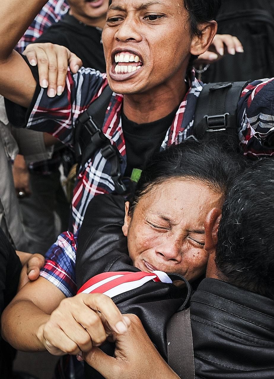 Many Basuki supporters broke down outside the North Jakarta District Court after yesterday's verdict, and thousands rallied behind him at the prison where he was locked up. Hardline Muslims gathered outside the court yesterday cheered after Basuki wa