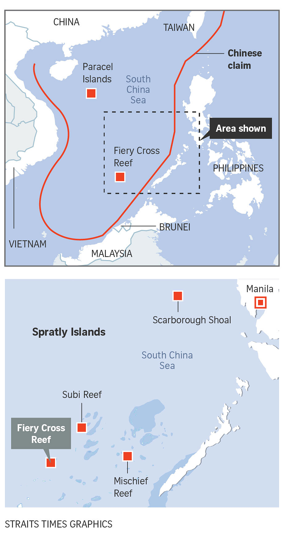 China installs rocket launchers on disputed Spratlys in South China Sea ...