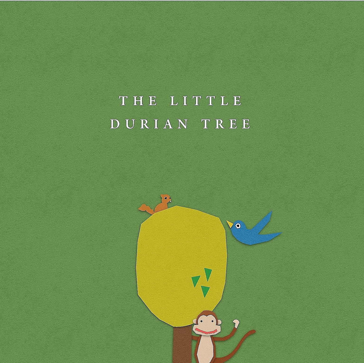 From far left: Students Melodie Edith James, Kylen Ho, and Shona Adisri Menon, all 19, are part of the five-member team that produced The Little Durian Tree (above), winner of the Scholastic Picture Book Award.