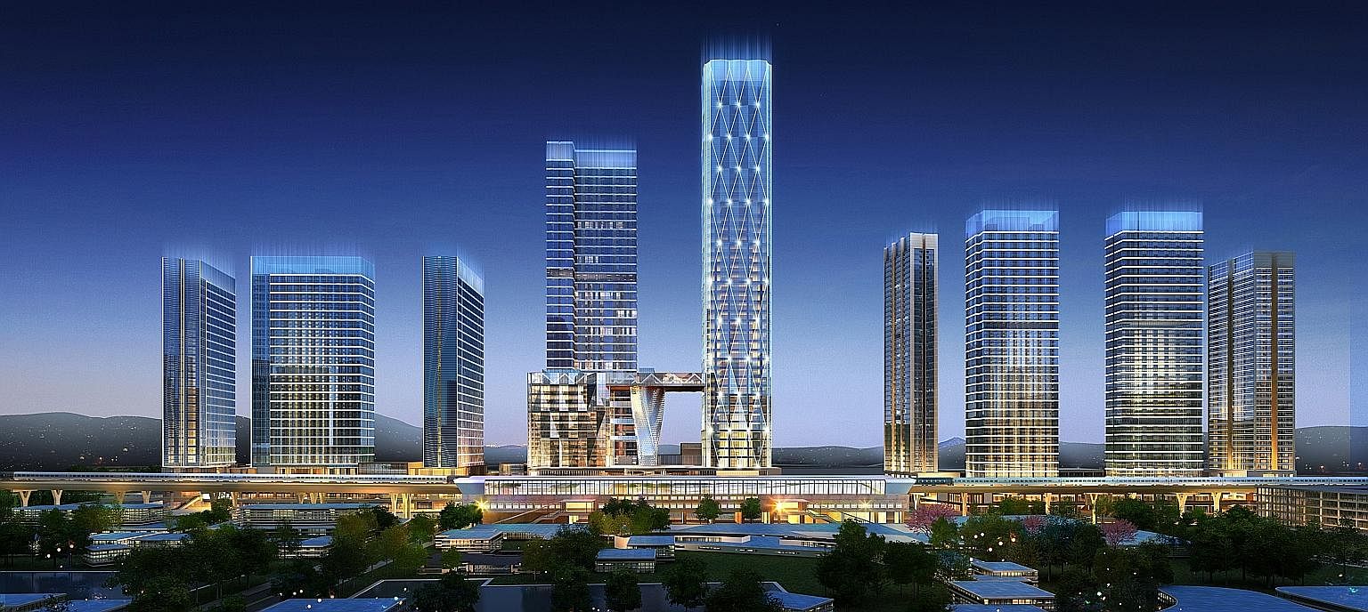 Logan Property's Logan Carat Complex, an integrated development in Shenzhen. The firm, which recently placed a record bid of slightly over $1 billion with Nanshan Group for a Stirling Road site, says it has been paying close attention to certain over
