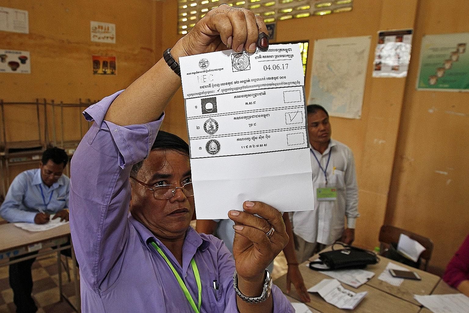 Sunday's commune polls in Cambodia were widely seen as a gauge of public sentiment in the lead-up to the more significant general election next year.