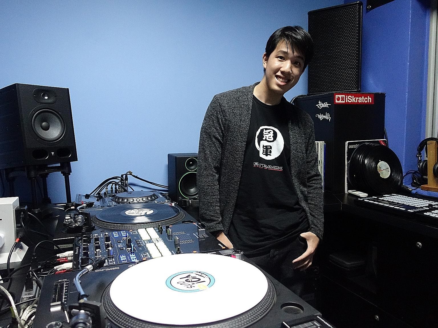 Teenager Anrev Kim (above) won first place in the online international competition, The Beat Junkies Instagram Turntablism Competition, last year.