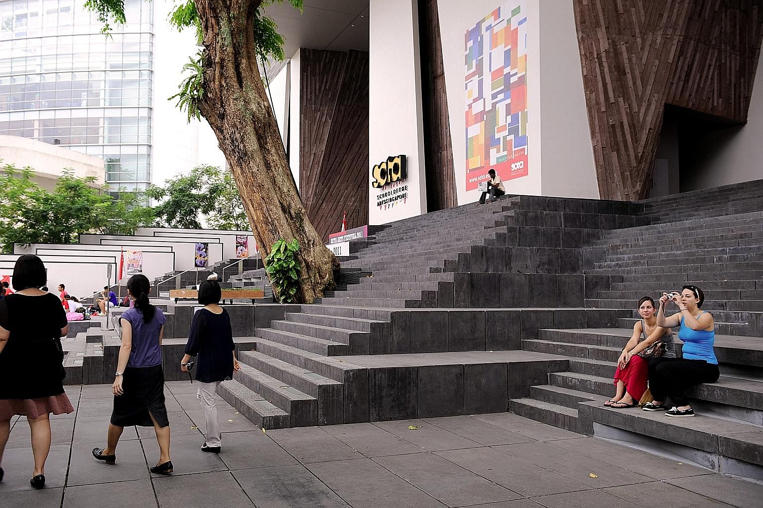 The School of the Arts campus in Orchard Road. With the centrepiece of Singapore's future economic strategy being creativity and innovation, the question is whether we should have a mini Sota in every school, says the writer.