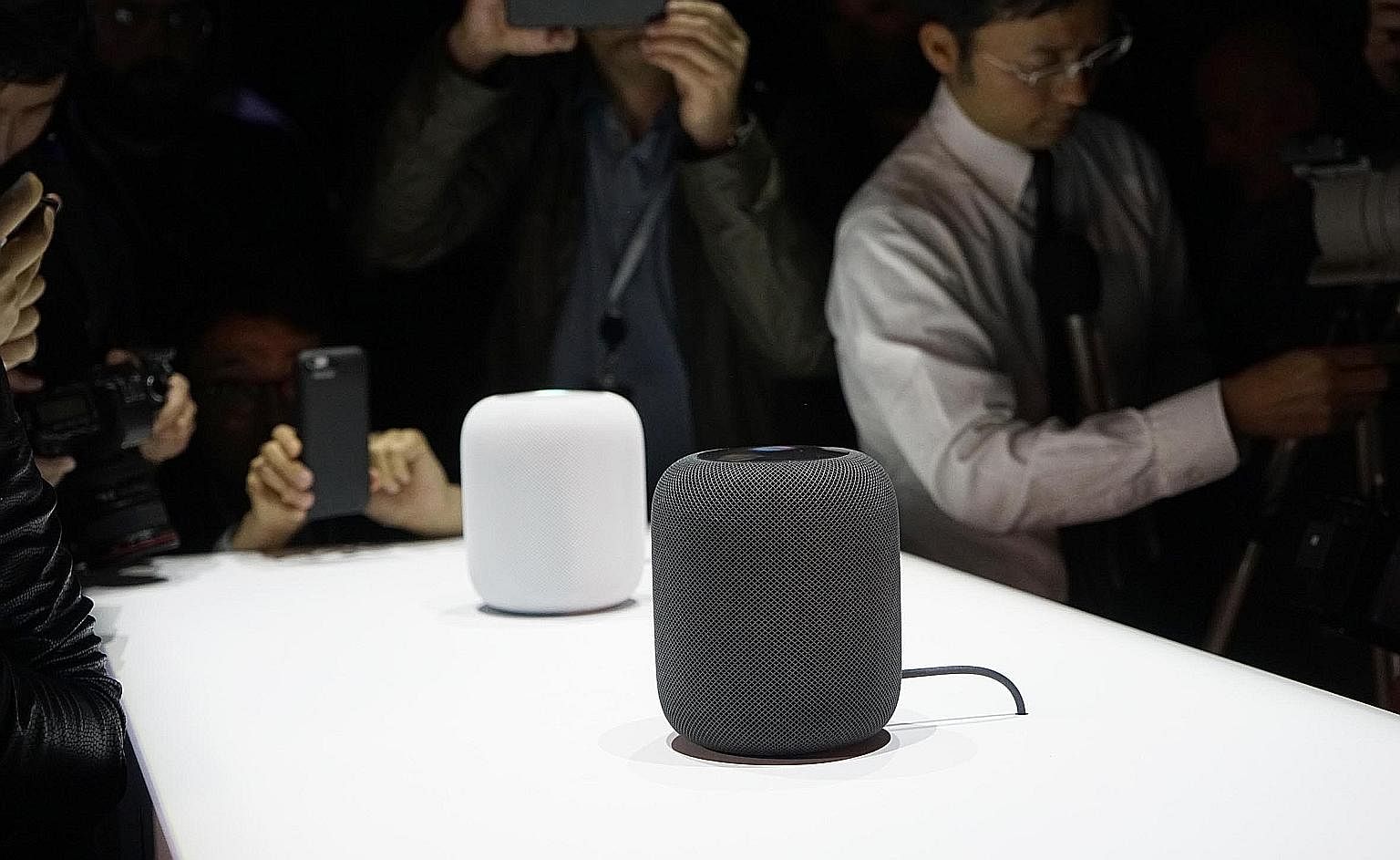 HomePod smart speakers on display at WWDC 2017 last week. While the product will not be available till December, the early announcement shows Apple wants to prevent buyers from rushing into other voice-activated speakers.