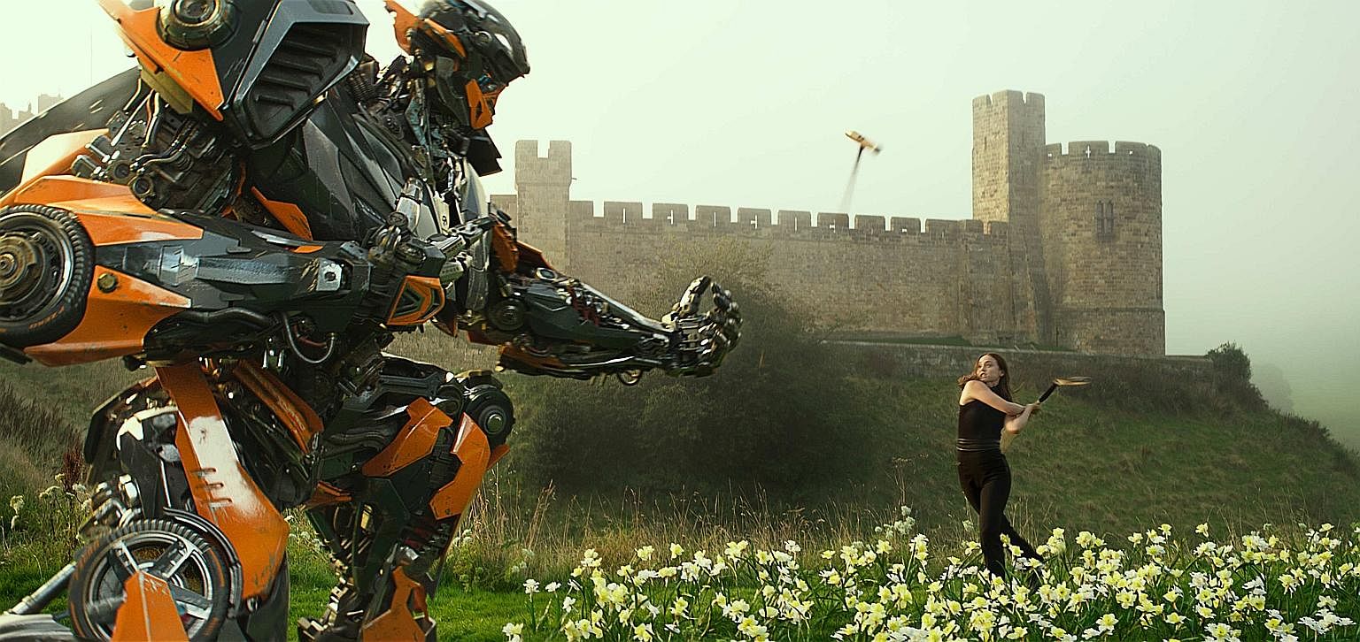 Laura Haddock plays a genius-level historian in Transformers: The Last Knight.