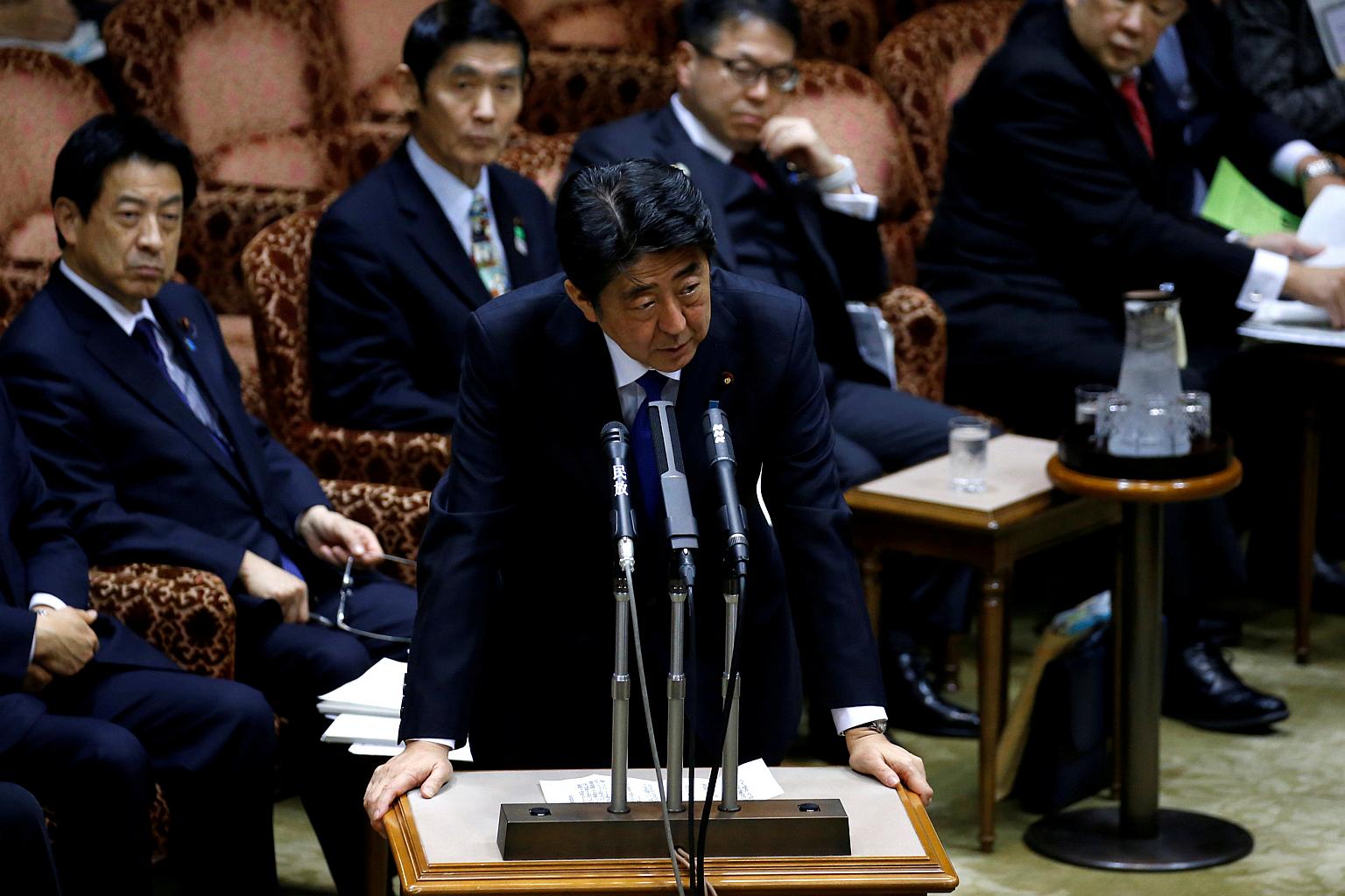 Japan PM Abe to shuffle Cabinet on Thursday as voter support plummets ...