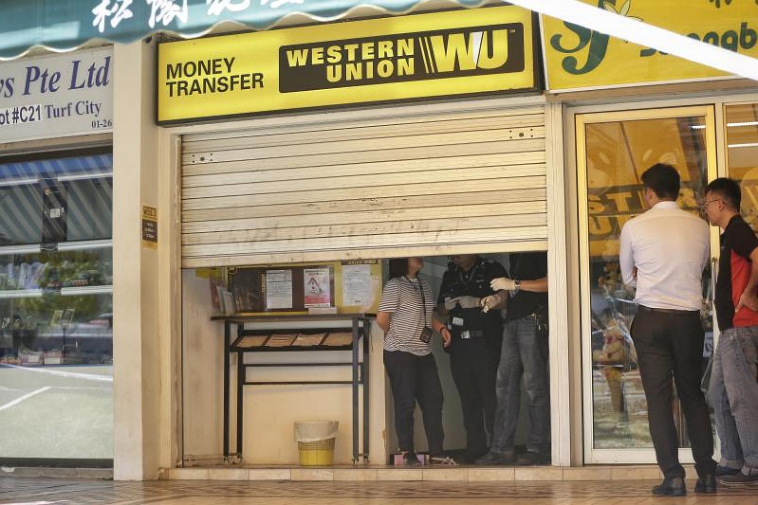 Singaporean man charged with Western Union armed robbery | The Straits Times