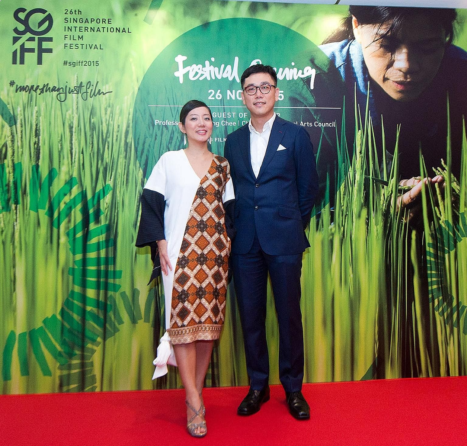 Above: Ms Yuni Hadi, the Singapore International Film Festival's executive director, and Mr Zhang Wenjie, who has quit as its festival director, at its 2015 edition.