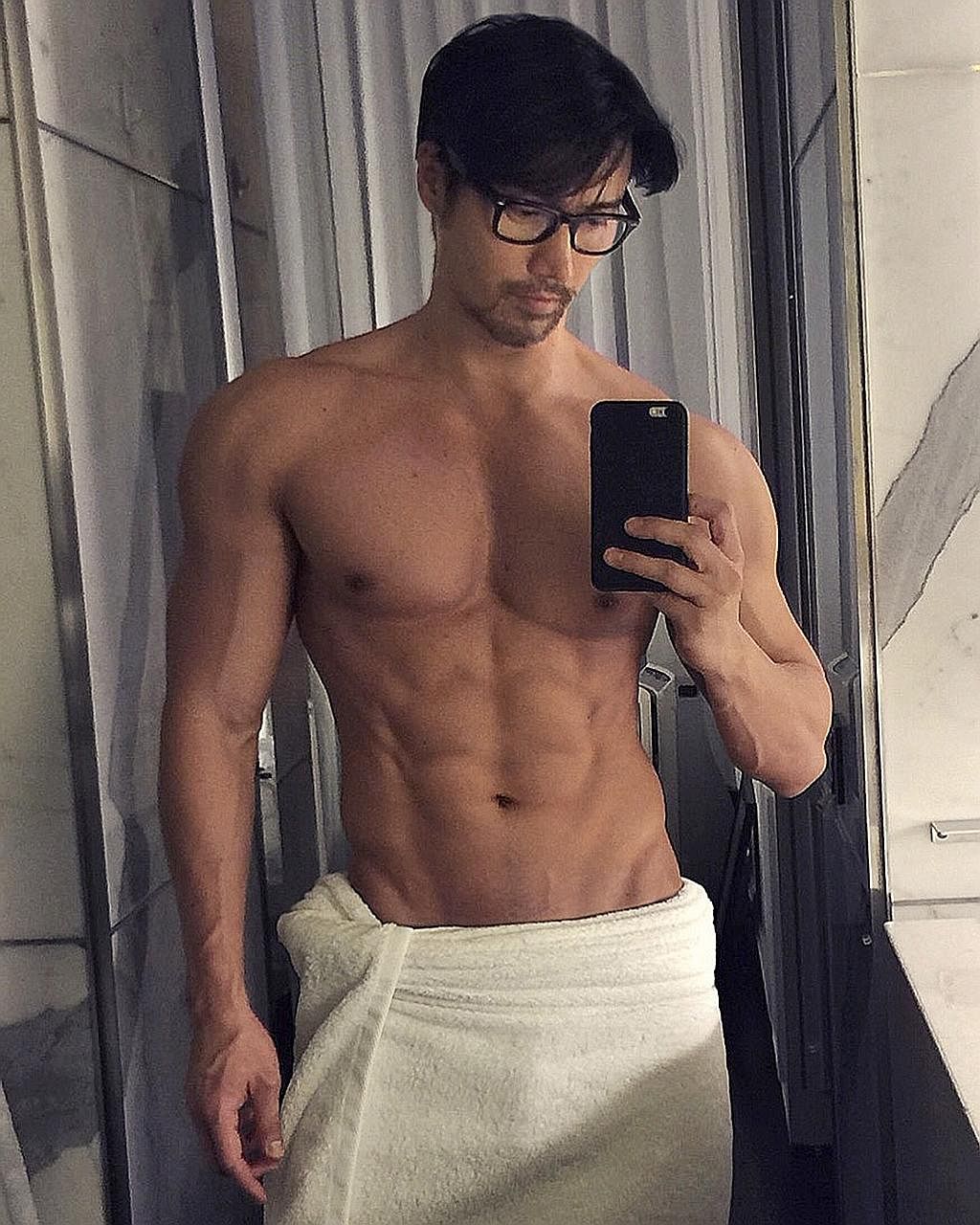 Tan has peppered his Instagram with holiday photos and about two dozen bare-bodied photos showing off his very impressive biceps and abs. He now has 424,000 followers.