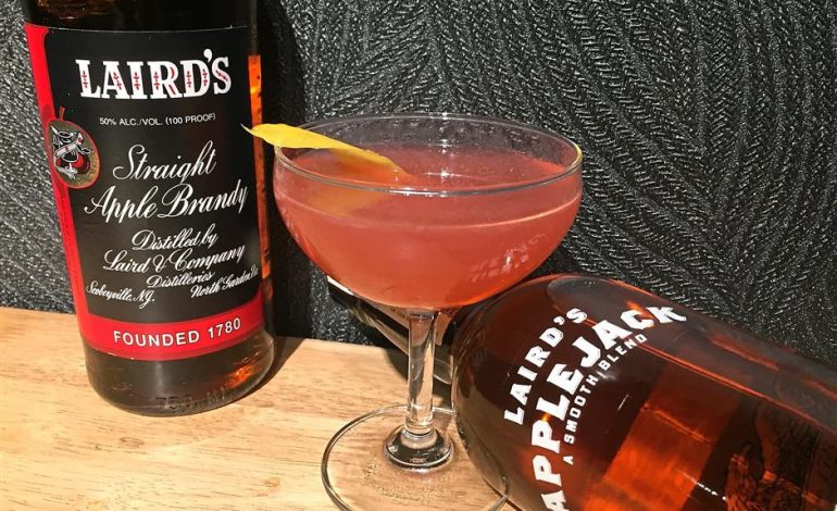 The Jack Rose cocktail is one of the most famous drinks to feature applejack.