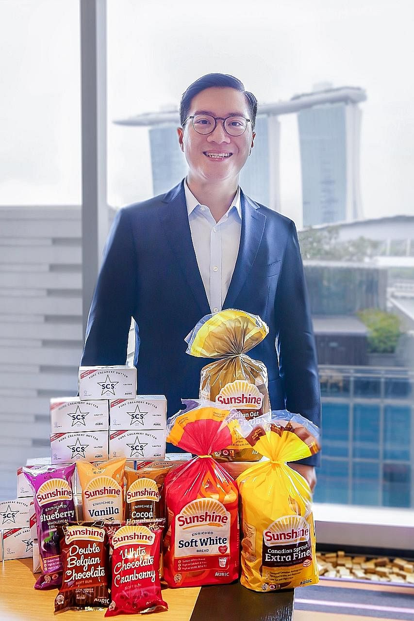 Dr Andy Adhiwana says Auric Pacific hopes to make SCS the go-to butter brand for young adult consumers. It also plans to invest in capabilities and market research to grow the Sunshine bread brand.