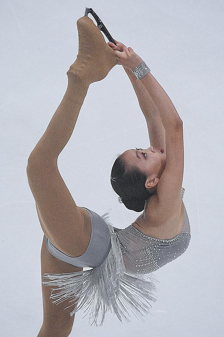Singapore's Yu Shuran, 17, won gold in the women's singles figure skating event in Kuala Lumpur yesterday. Chloe Ing made it a one-two for Singapore by taking the silver.