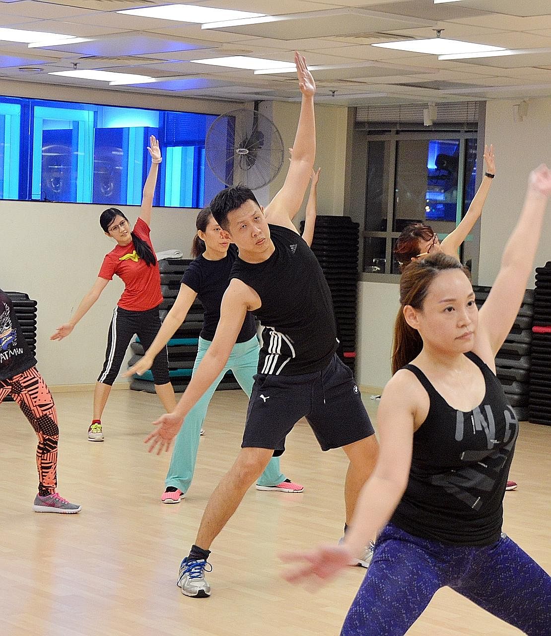 Mr Terence Yeo does not mind being one of the few men in his dance classes as dancing helps him destress.