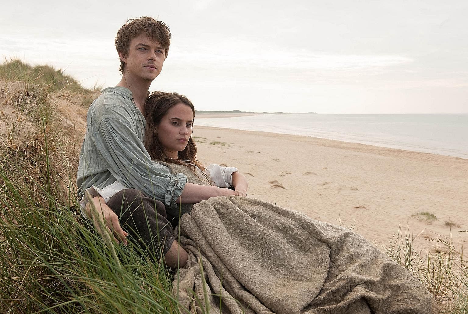 Dane DeHaan and Alicia Vikander (above) start an affair in Tulip Fever.