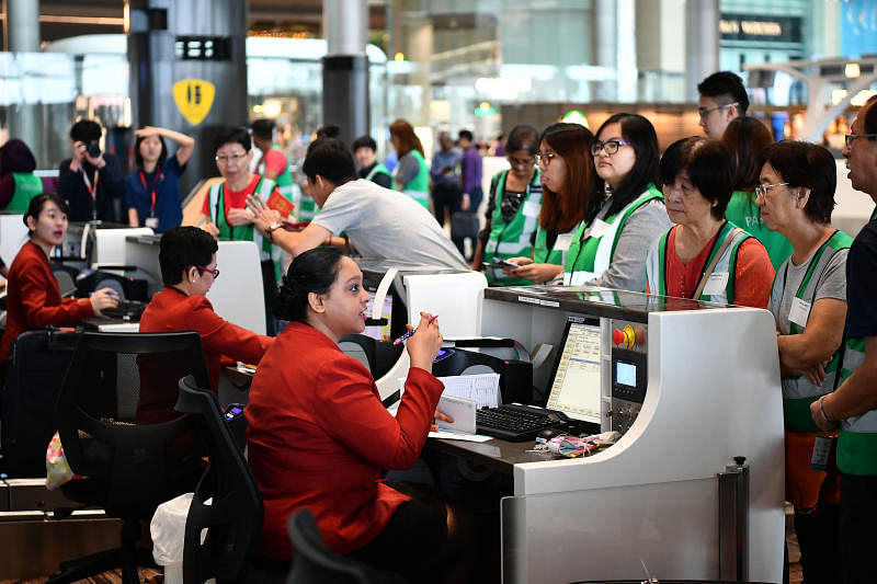 Singapore Changi Airport Terminal 4 Inches Closer to Opening Day on October  31