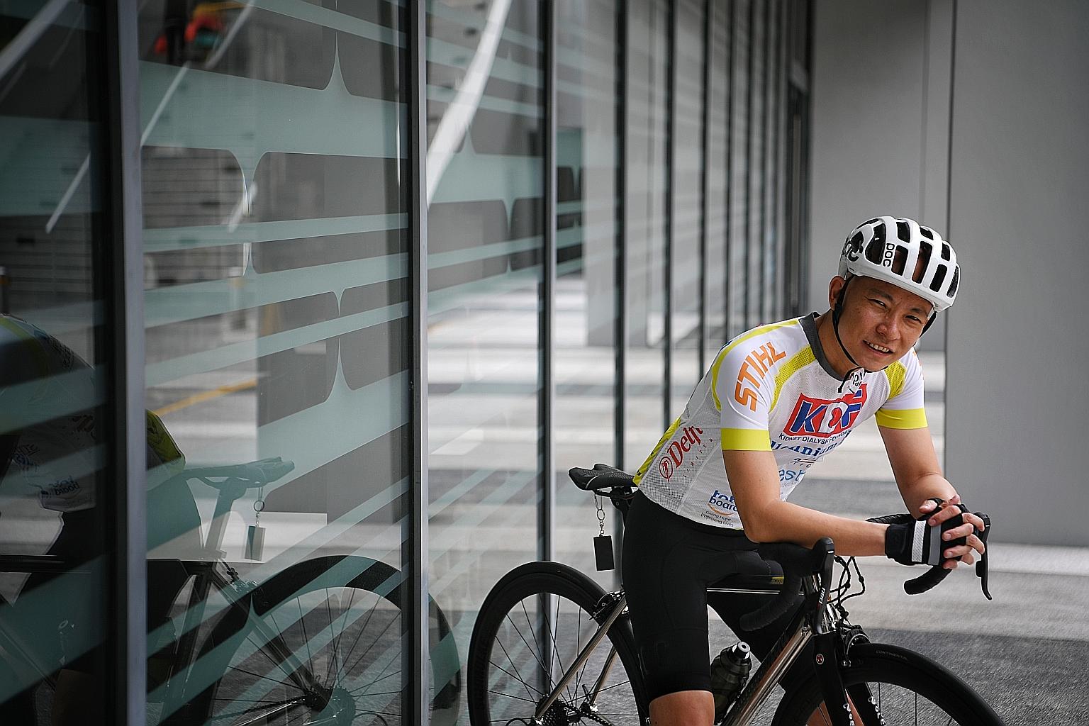 Dr Terence Kee, 47, resolved to do more for his patients after his father's death from kidney failure in August last year.
