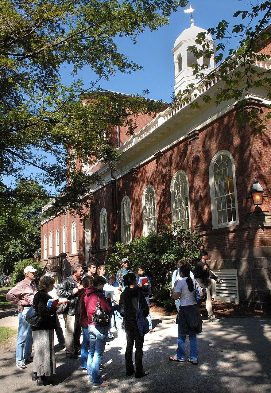 Prospective university students, like this group at Harvard, must understand that the admissions process is arbitrary in nature, says the writer.