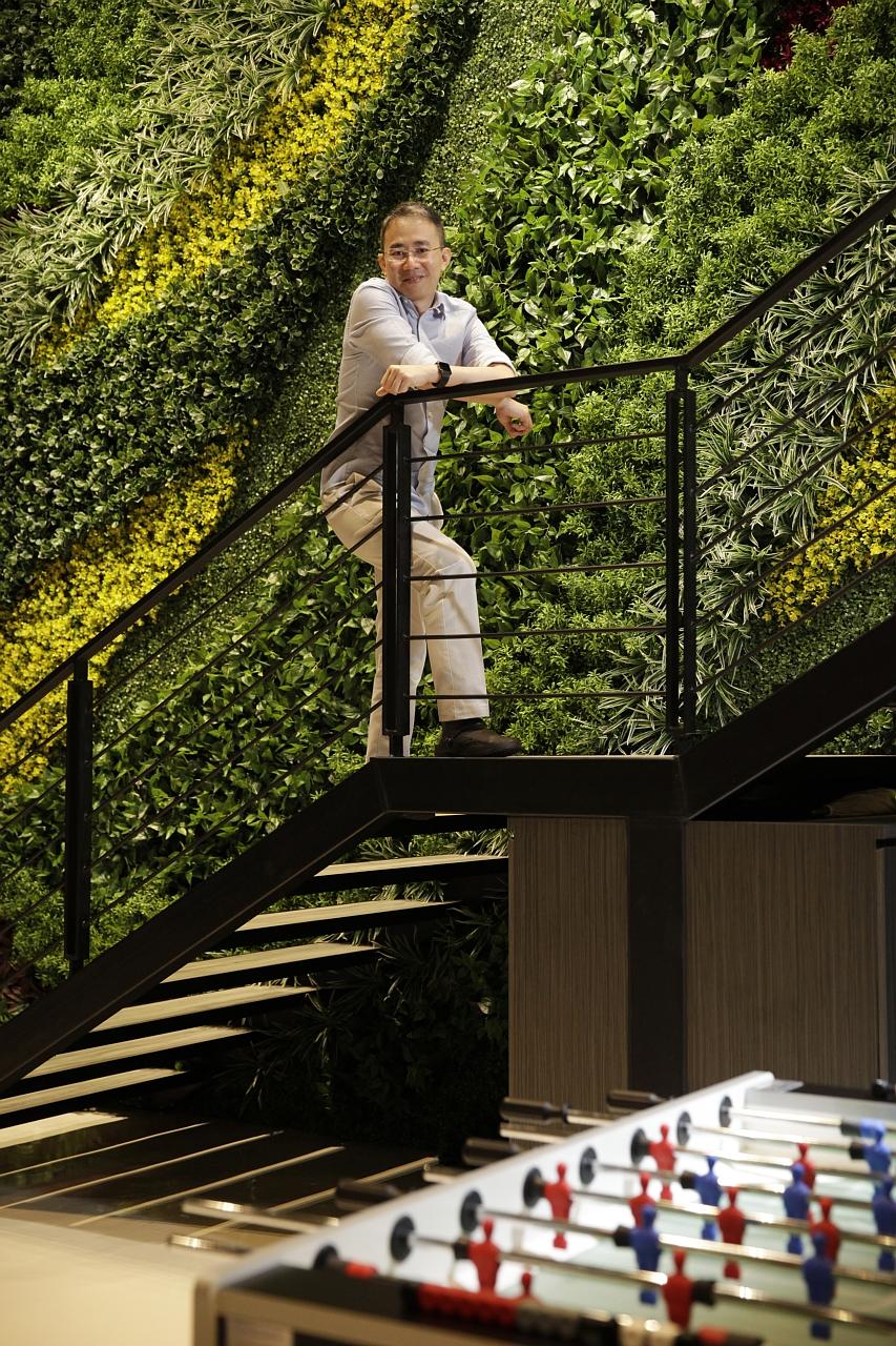 Mr Adrian Goh's firm Hexogon Solution did projects at the Singapore Grand Prix and Sunday's Marina Bay Countdown.