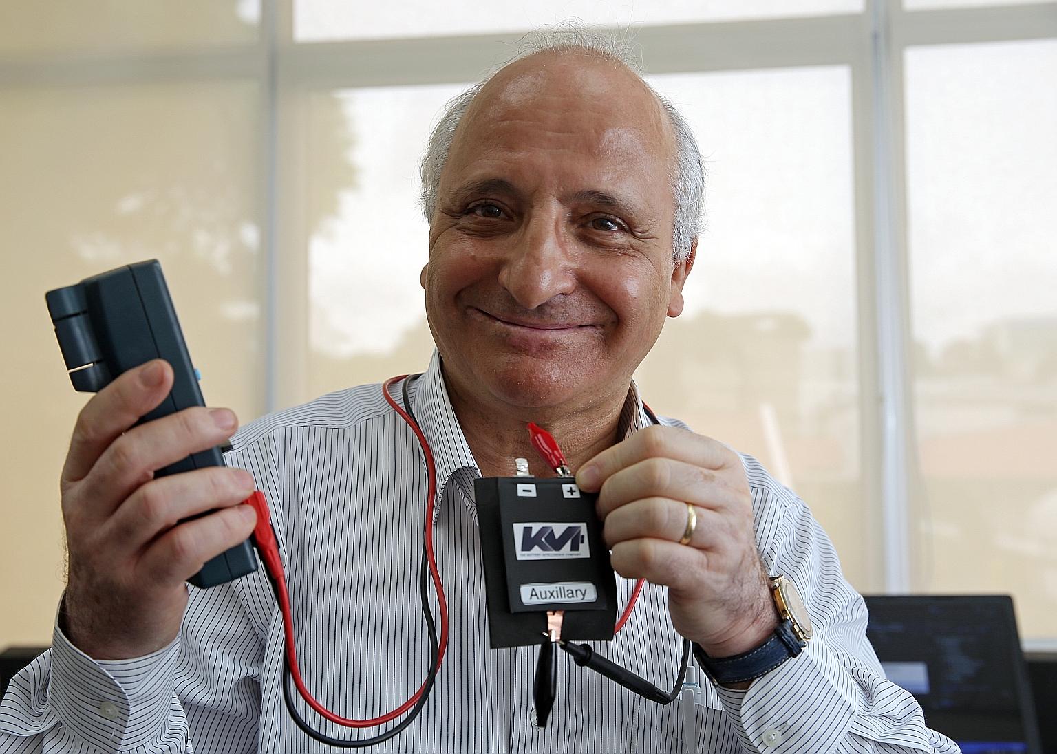 Professor Rachid Yazami says his invention is environmentally friendly as fewer batteries would need to be made and disposed of.