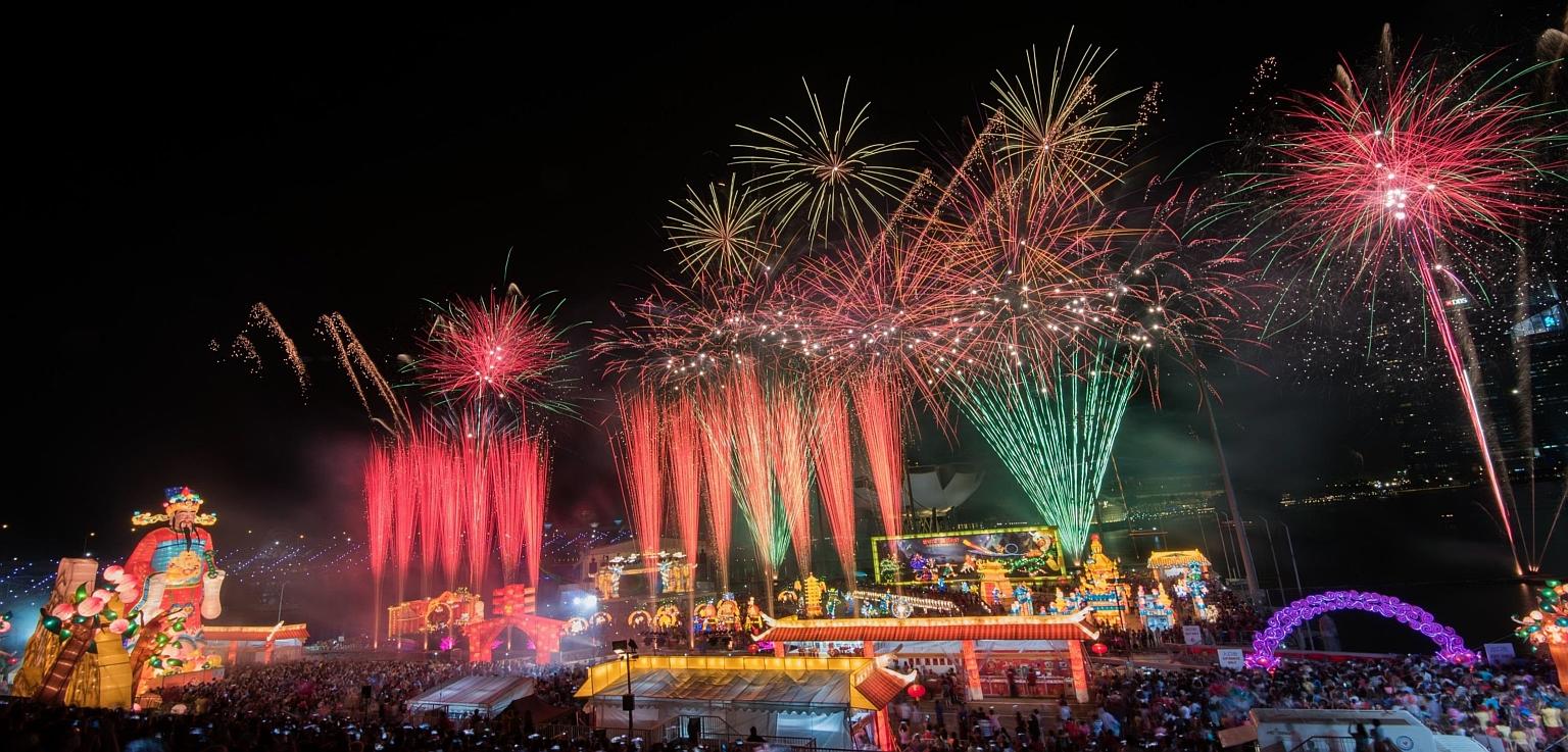 This year's edition of River Hongbao will see 11 consecutive nights of fireworks and laser light shows from Feb 14 to 24. It will also feature its biggest exhibition yet - My Home, My New Year - which allows visitors to experience how Singaporeans ha