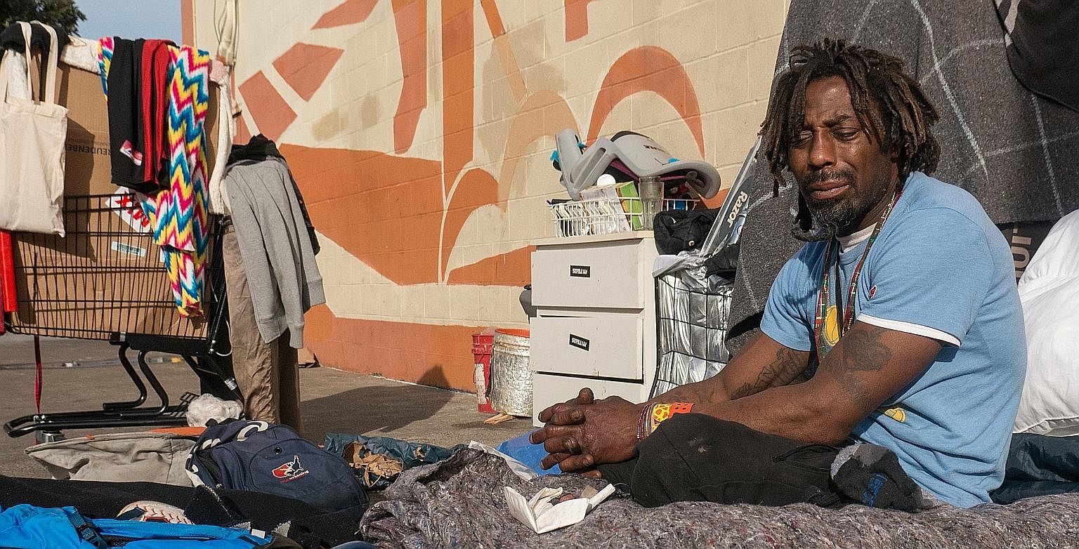 Mr "Kaels" Raybon has been living on the streets of San Francisco since he was released from jail more than 15 years ago. The streets of San Francisco are home to some of the US' half a million urban homeless. Homelessness is only the visible tip of 