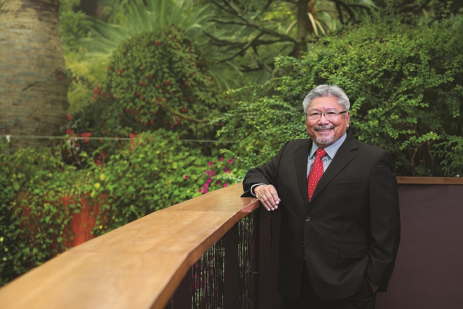 Dr Kiat W. Tan will serve as corporate adviser to Gardens by the Bay after he retires on Feb 15.