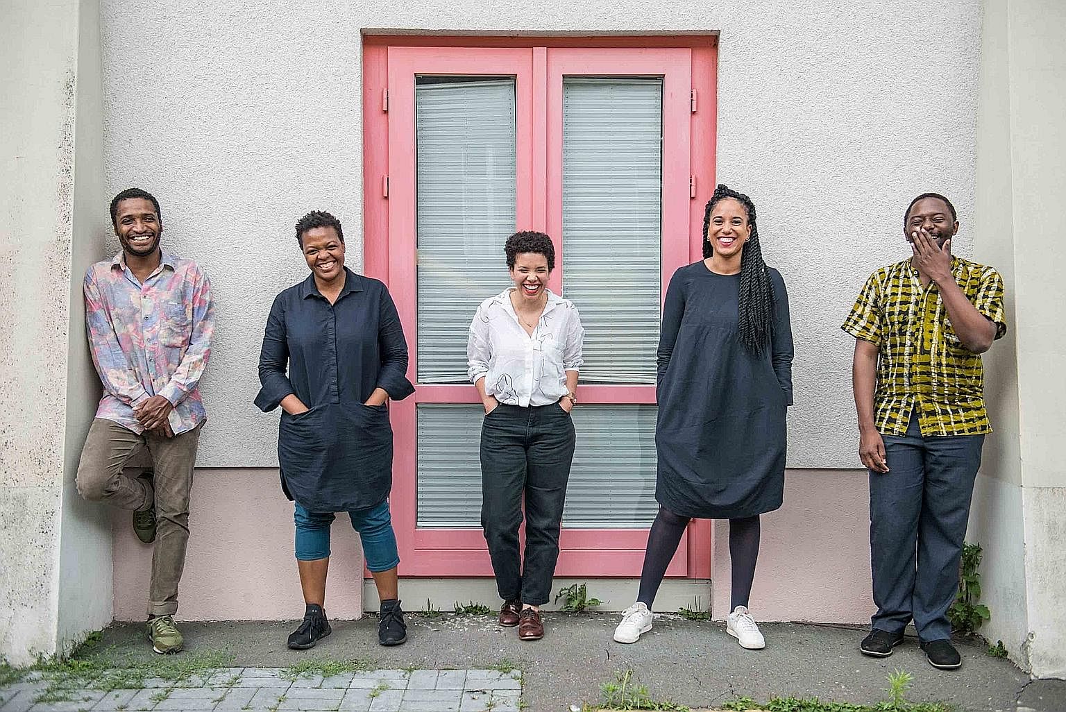The curatorial team of the 10th Berlin Biennale for Contemporary Art (from far left) Thiago de Paula Souza, Gabi Ngcobo, Nomaduma Rosa Masilela, Yvette Mutumba and Moses Serubiri. The Shanghai Biennale will take place in the city's Power Station Of A