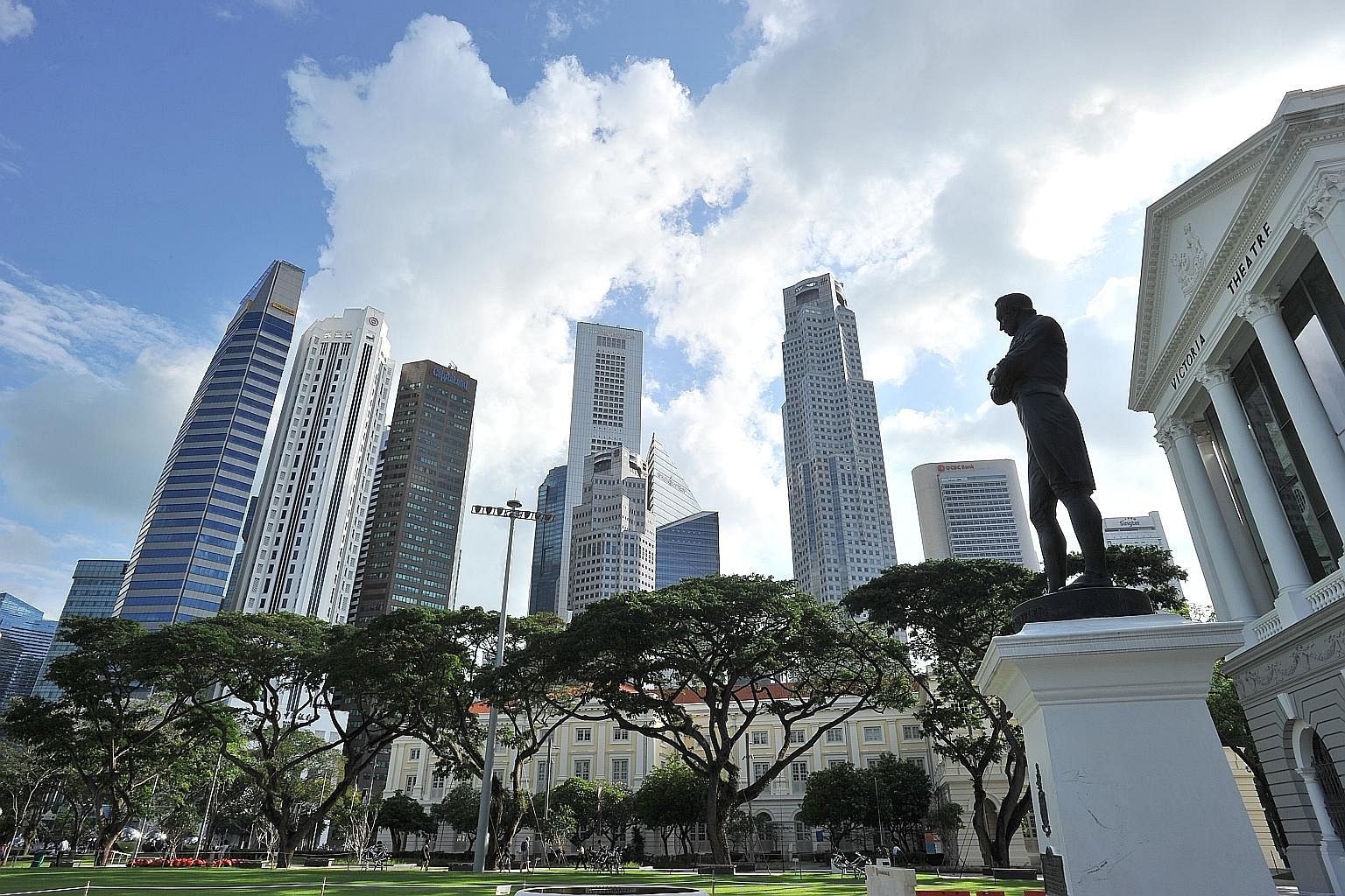 Stamford Raffles' statue outside Victoria Theatre & Victoria Concert Hall is a reminder of how his vision helped transform Singapore over 200 years. Singaporeans must now forge a new, equally ambitious vision for the next 200..