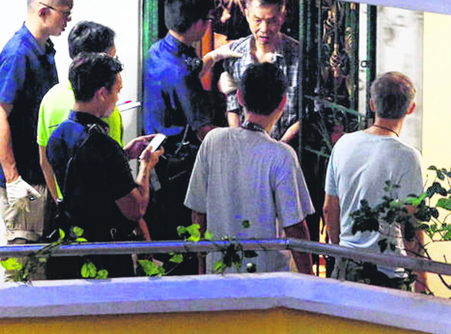 Mr Kong Peng Yee being led away by police officers in March 2016. He has spent the past three months at the IMH as a voluntary patient after serving a two-year jail term for killing his wife of 36 years while having delusions that his family was tryi