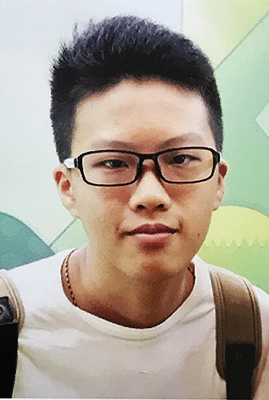 Ng Jun Hui, 16, fell to his death from the sky garden (left) at Block 79D in Toa Payoh Central in the early hours of Tuesday. A former classmate who was with him told the teen's father that his son had mistakenly hopped over a wall at the edge of the