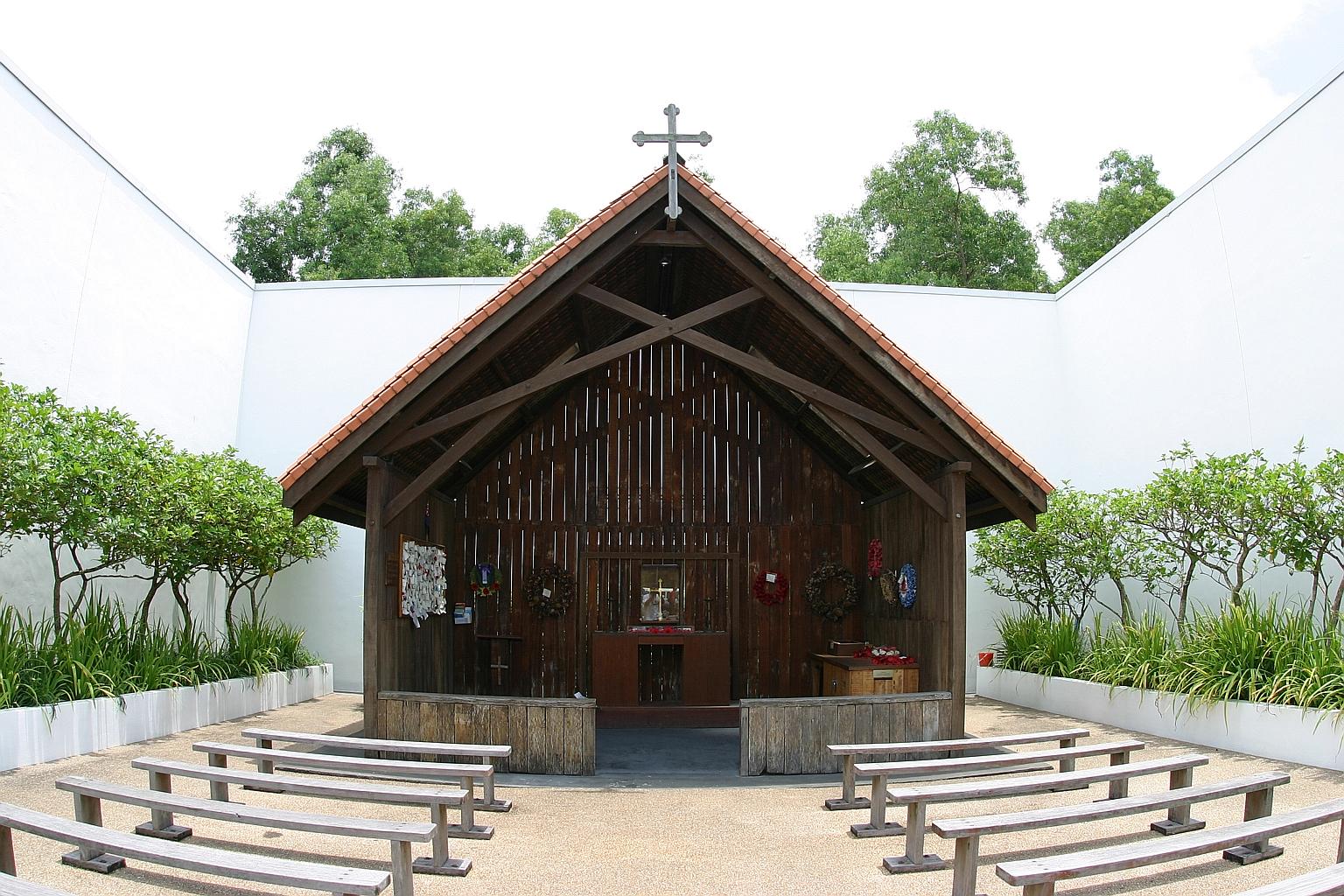 The chapel (right) will be closed from Jan 1 next year, while the museum will be closed from April 2 this year. The World War II site received international praise for its sensitive portrayal of the war years.