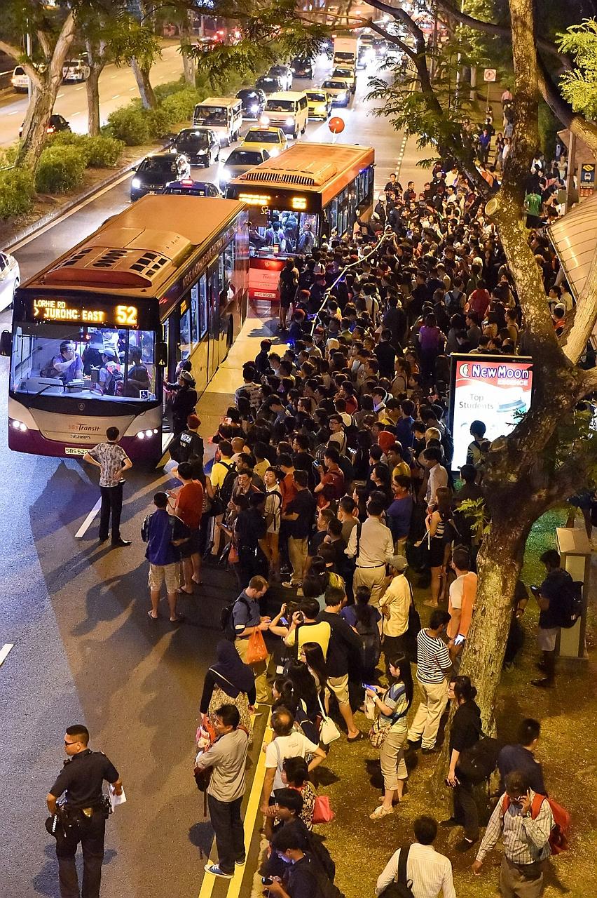 More than 250,000 commuters were affected when train services on the North-South and East-West MRT lines were disrupted for over two hours on July 7, 2015.