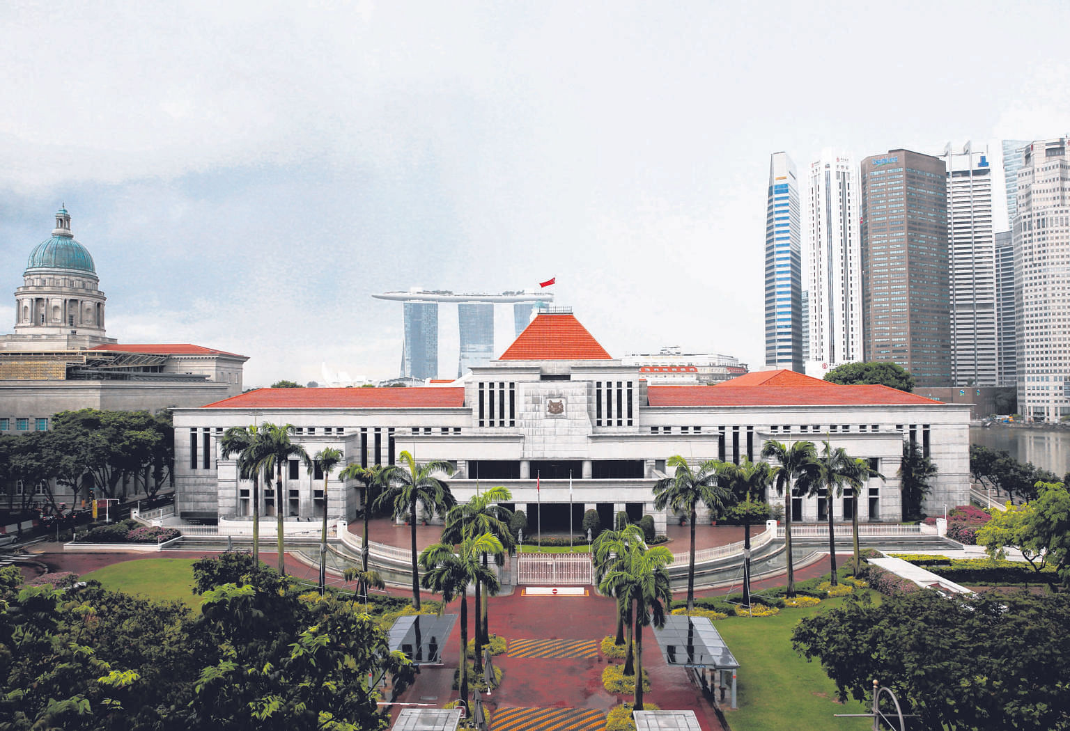 Singapore's Parliament House. Founding Prime Minister Lee Kuan Yew once described the trust between government and people as the greatest asset.