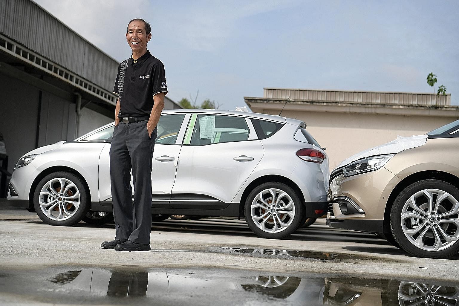 Mr Tan Leng Buck, 68, also known as Uncle Heng, has worked hard as a spray-painter and car washer for nearly 45 years. He is now a driver for Renault - his first stable job that pays him regular CPF.