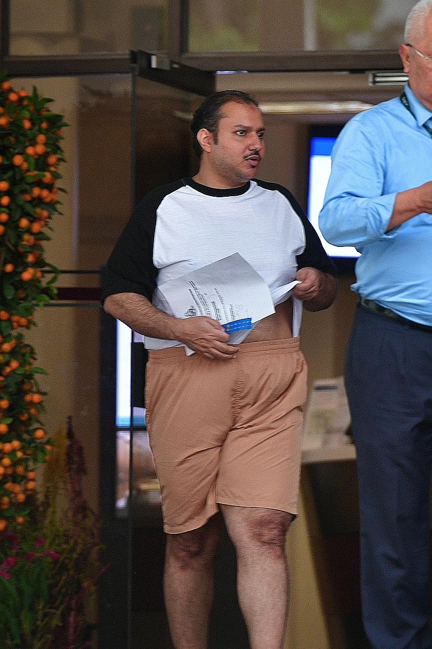 Bander Yahya A. Alzahrani was sentenced to 26 months and a week's jail and four strokes of the cane for molesting a Sentosa hotel employee.