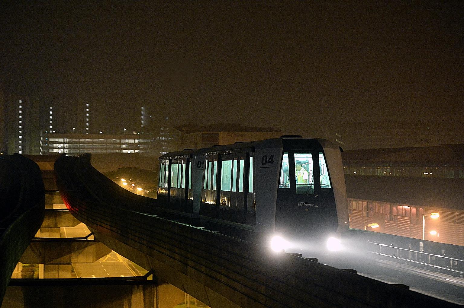 As part of the new rail financing framework, LTA will take control of SBS Transit's operating assets on the Sengkang and Punggol LRT and North-East MRT lines from April, bringing all of Singapore's rail assets under the Government.