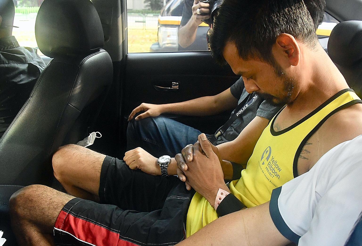 Saravanan Arimuram was charged yesterday with murdering Mr Sivakumar Perumal, who was driving the prime mover both of them were in before the vehicle crashed in Jurong Town Hall Road on Thursday.