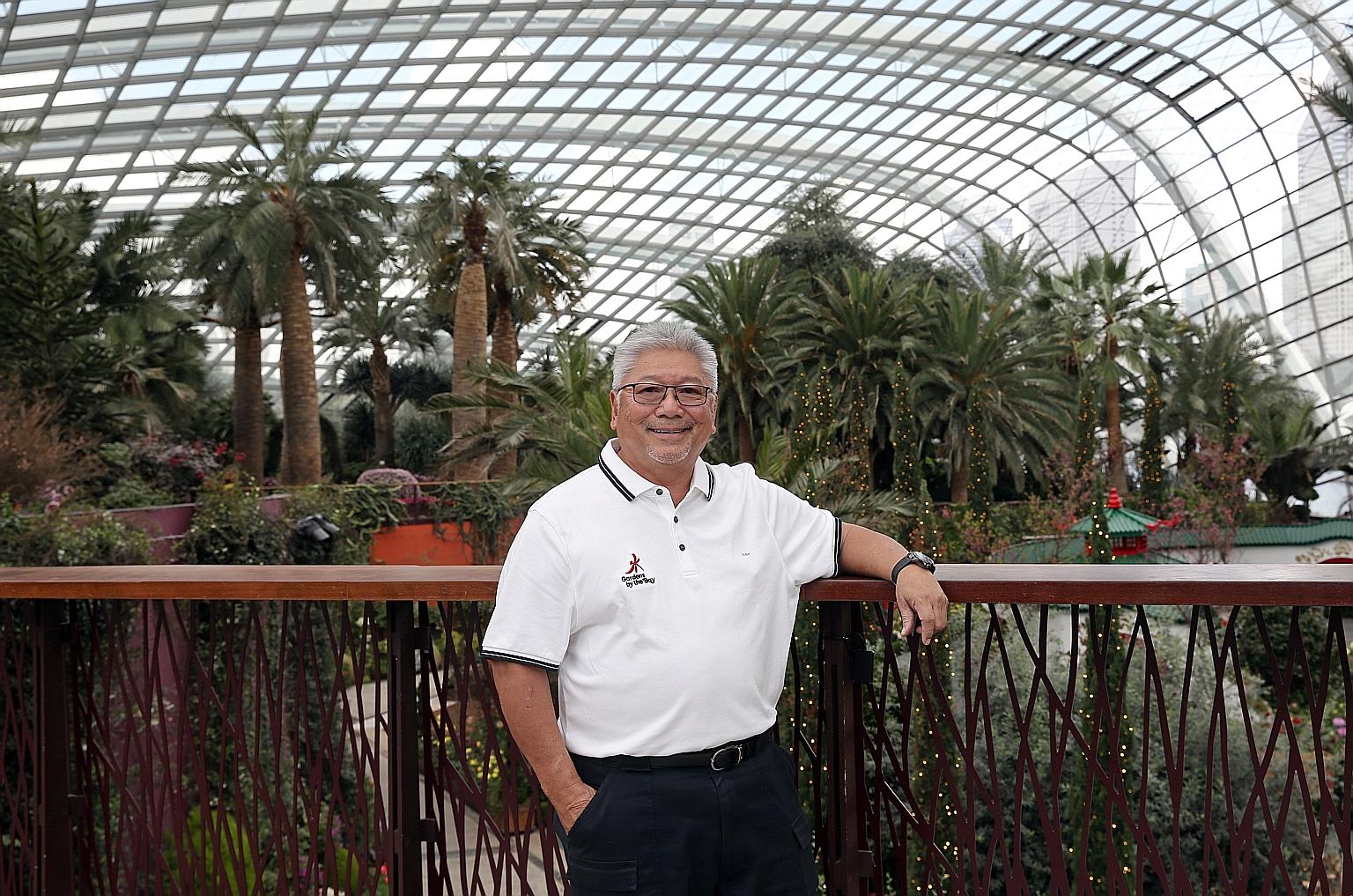 Dr Kiat W. Tan, who retired last Thursday as founding chief executive of Gardens by the Bay, helped to lay the groundwork for the Singapore Botanic Gardens to be named a Unesco World Heritage Site.