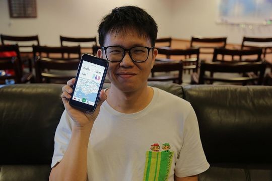 Mr Billy Lim was notified of the cardiac arrest case on the MyResponder app and ran towards the location to help out.