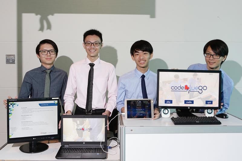 Temasek Poly students develop tech projects to add more realism to clinical  training for nurses | The Straits Times