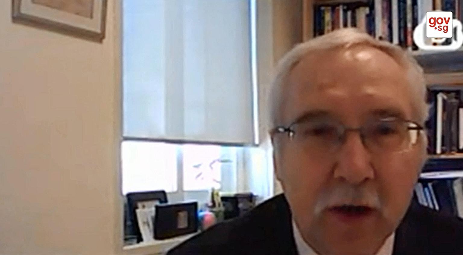 Israel-based academic Gerald M. Steinberg, speaking via video conference, said HRW selectively looks for evidence that proves its case.