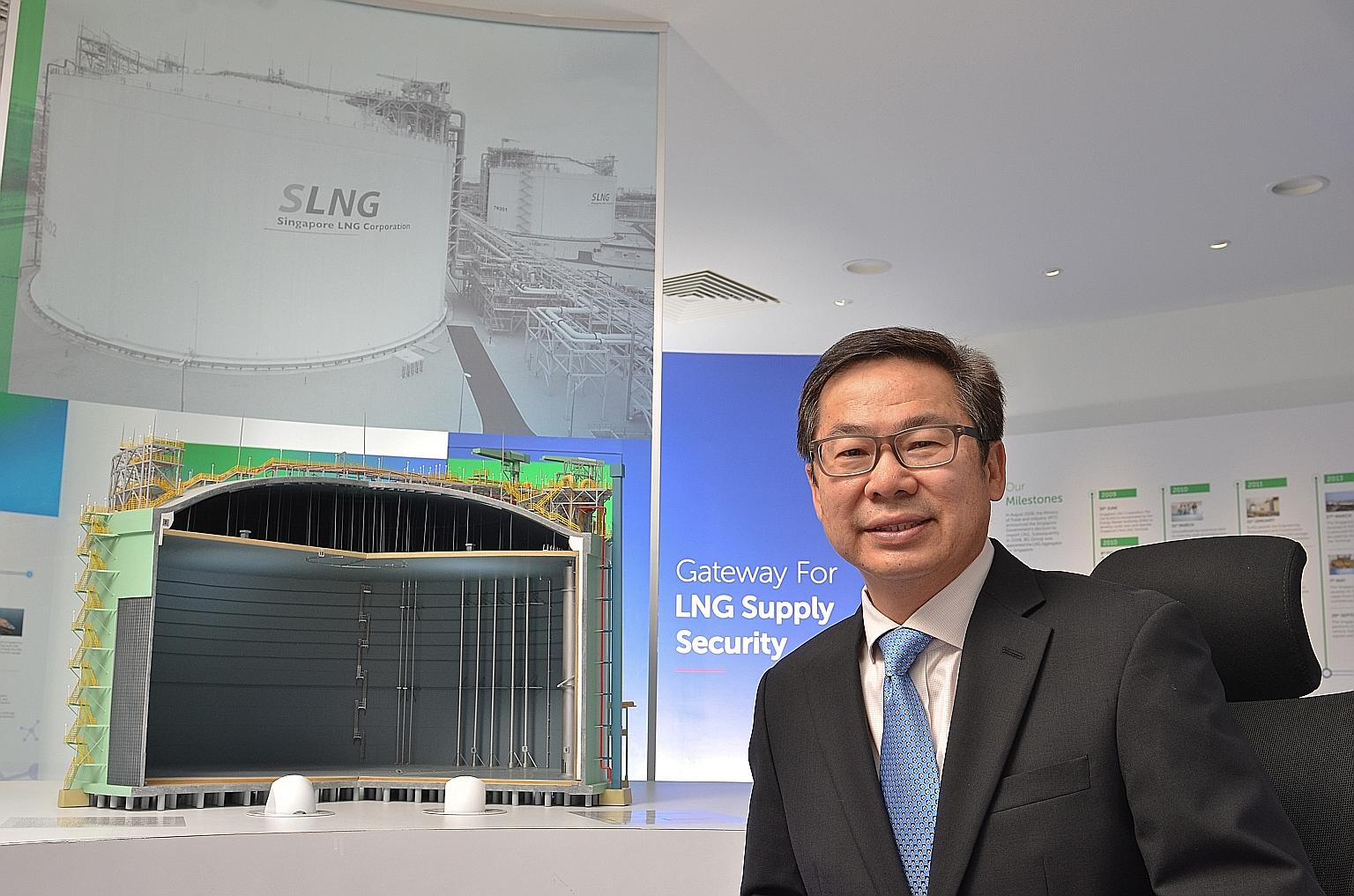 Singapore LNG Corporation chief executive John Ng (left) will take over on April 1 from Mr Heng Chiang Gnee, who will be retiring from the WSH Council after a 10-year stint.